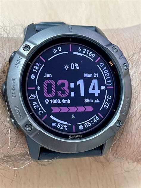 garmin fenix 6 pro face.